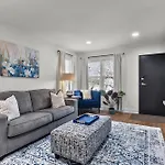 Contemporary Blue Oasis Apt 1