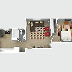 Modern Midtown 1B Apartment King Bed And Smart Tvs