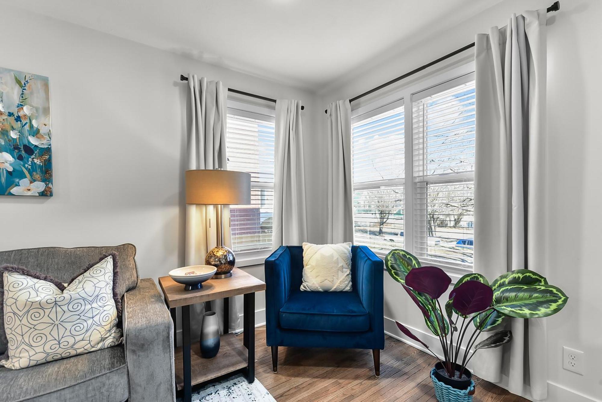 Contemporary Blue Oasis 1 * Omaha