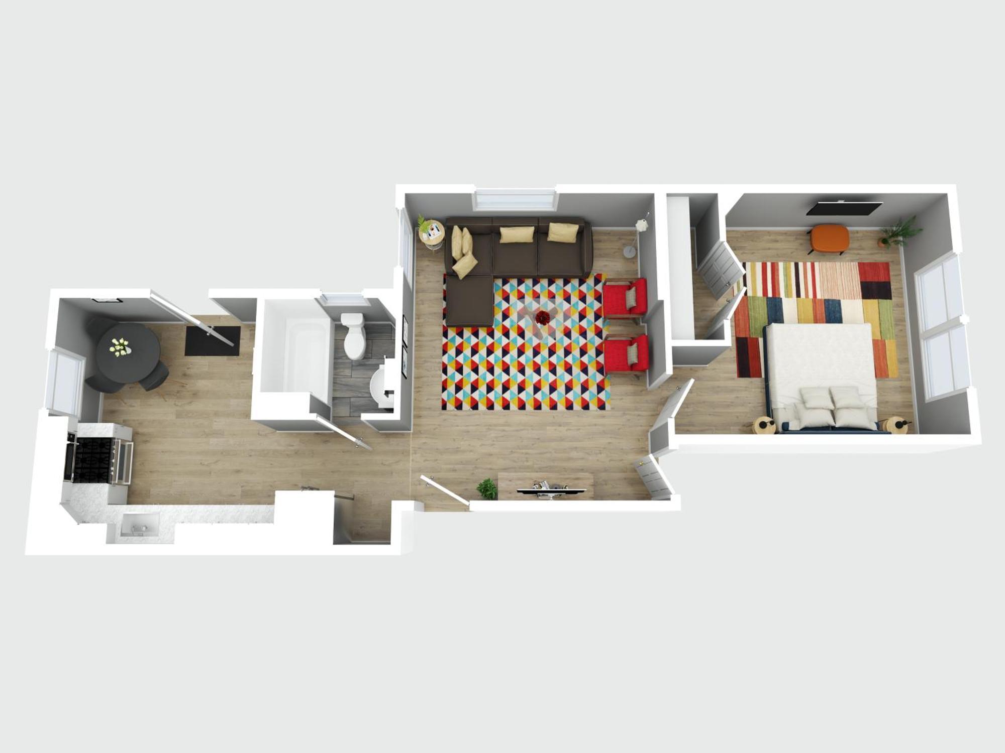Apartment Modern Midtown 1b King Bed And Smart Tvs Omaha