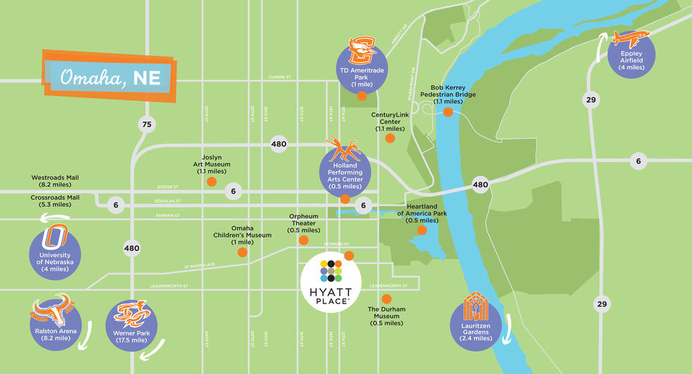 Hyatt Place Omaha/downtown-old Market 3* Omaha